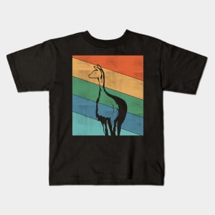 Cute Alpaca retro Llama vintage Kids T-Shirt